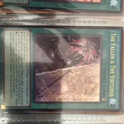 Yu-Gi-Oh! The Fallen & the Virtuous CH01-EN019 Spell-Quick Play 1st Ed Konami - Image 1