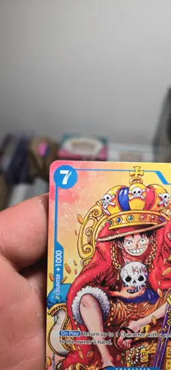 Monkey.D.Luffy (2nd Anniversary Stamped Promo) P-043 One Piece Promotion Card - Image 2