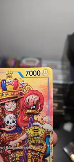 Monkey.D.Luffy (2nd Anniversary Stamped Promo) P-043 One Piece Promotion Card - Image 3