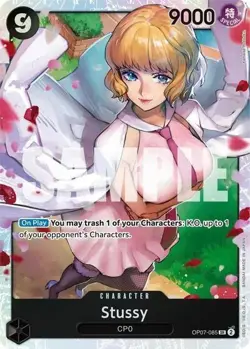 One Piece TCG, Stussy OP07-085 SR - Image 1