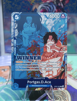 Portgas.D.Ace (Winner Pack 2024 Oct.-Dec.) OP07-053 One Piece Promotion Foil ENG - Image 1