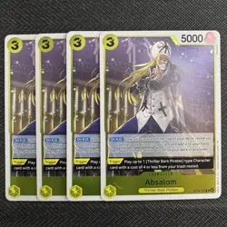 One Piece English - Absalom - OP14-100 - R - NM x4 - Image 1