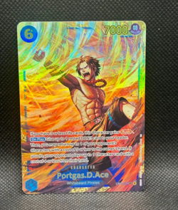 Portgas.D.Ace OP13-119 SEC - One Piece TCG - Foil NM Near-Mint Secret Rare - Image 1