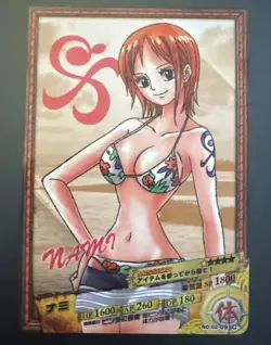 NAMI - 2011 Carddass One Piece - No.02-09 C Bikini AR Vintage Japanese Card - Image 1