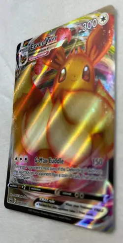 Pokemon TCG Eevee VMAX SWSH087 SWSH: Sword & Shield Promo Cards Holo Full Art - Image 3