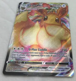 Pokemon TCG Eevee VMAX SWSH087 SWSH: Sword & Shield Promo Cards Holo Full Art - Image 4