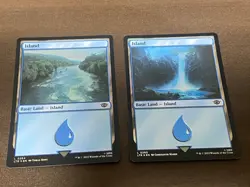 MTG Basic land (Foil) English Lord of the Rings NM 10 Card Land Set - Image 3