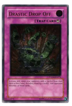 Yu-Gi-Oh Card: Drastic Drop Off PTDN-EN074 ULTIMATE Rare! EX - Image 1