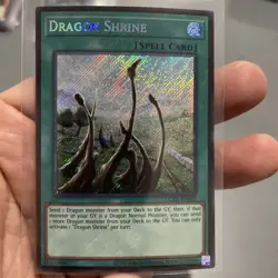 Dragon Shrine LCKC-EN075 SECRET RARE Unlimited NM! +Bonus Card FREE SHIPPING! - Image 1
