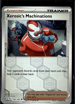 Pokemon Xerosic's Machinations 064/064 Shrouded Fable Reverse Holo 3 Card Lot - Image 1