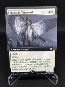 Sigarda's Vanguard (Extended Art MIC 046) Commander Innistrad Regular NM - Image 1