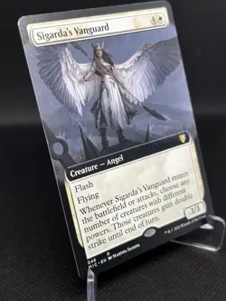 Sigarda's Vanguard (Extended Art MIC 046) Commander Innistrad Regular NM - Image 2