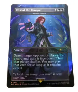 Unseat the Usurper Praetors Grasp Rainbow Foil FINAL FANTASY Secret Lair MTG - Image 1