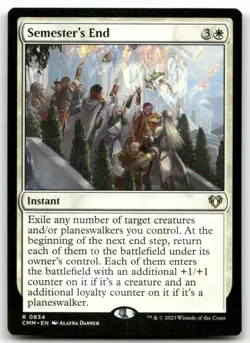 Semester's End #834 (NM) Commander Masters CMM Magic MTG - Image 1