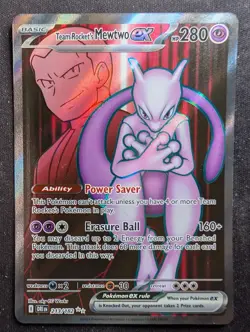 Team Rocket's Mewtwo ex - 213/182 - Destined Rivals (Pokemon) - Image 1