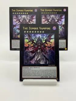 Yu-Gi-Oh! The Zombie Vampire Ch02-EN047 Ultra Rare 1st Ed. X3 (Playset) - Image 1