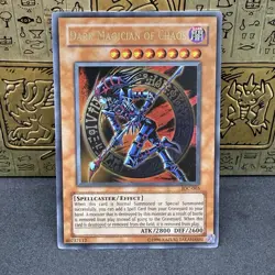 Yugioh Dark Magician of Chaos IOC-065 Ultra Rare OG Print LP - Image 1