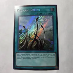 Yugioh Secret Rare #LCKC-EN075 Dragon Shrine - Image 1