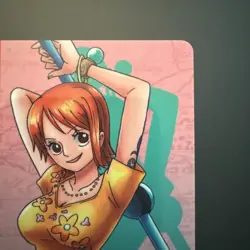 NAMI - 2011 Carddass One Piece - No.01-07 C Orange Shirt AR Vintage Japanese - Image 4