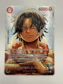 English Portgas D Ace SP ST15-005 One Piece OP-16 TIME OF BATTLE - Image 1