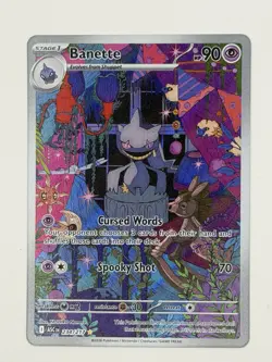 Banette 234/217 Illustration Rare Ascended Heroes Pokemon TCG IR NM Card - Image 1