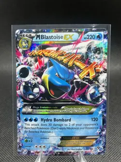 Pokemon TCG Mega-Blastoise EX XY 30/146 Holo Rare Card - Image 1