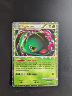 Meganium Prime HGSS08 Holo Promo Pokemon Card Heartgold Soulsilver PSA 2010 TCG - Image 1