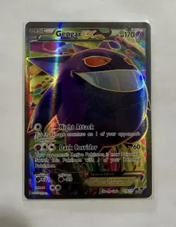 Pokemon Gengar EX Full Art Ultra Rare Holo Card XY Phantom Forces 114/119 2014 - Image 1