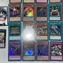 Yu-Gi-Oh Trading Cards 1st Edition Lot Of 49 In Sleeves & Case 1996 Konami Game - Image 2