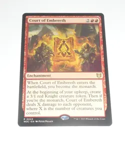 Court of Embereth - WOC - 24 - NM - MTG Magic the Gathering - Image 1