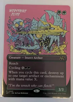 Webstrike Elite (Borderless) Aetherdrift - MTG RARE - Image 1