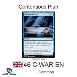 Magic: The Gathering Contentious Plan | 46 C WAR EN | Common | Englisch - Image 1