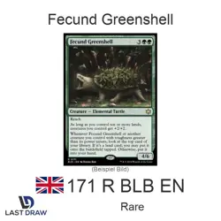 Magic: The Gathering Fecund Greenshell | 171 R BLB EN | Rare | Englisch - Image 1