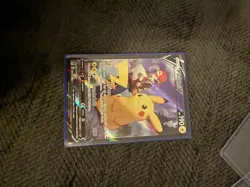 Pokemon TCG Pikachu v TG16/TG30 Lost Origin 2022 Full Art Holo Ultra Rare Card - Image 1