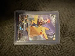 Pokemon TCG Pikachu v TG16/TG30 Lost Origin 2022 Full Art Holo Ultra Rare Card - Image 3