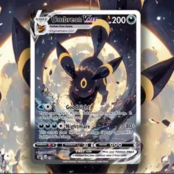 Umbreon SIR Full Art | Pokemon Moonbreon Fan Art Non Tcg - Image 1