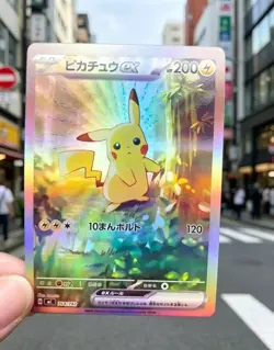 PSA 10 DIY Display Pokemon Pikachu Inspired Custom Fan Art EXP 20th Cards - Image 4