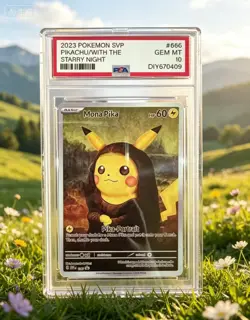 Pikachu Mona Pika 2023 Pokemon SVP collection Pokemon cards - Image 1