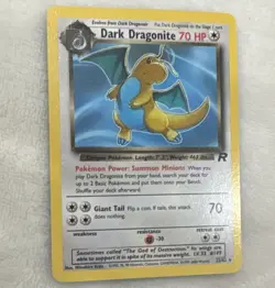 Pokemon TCG Dark Dragonite 22/82 Team Rocket Rare English 2000 70 HP - Image 1