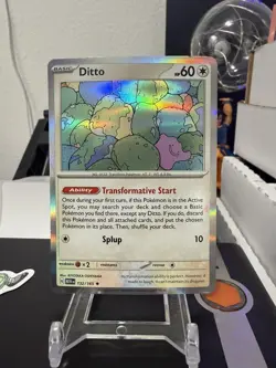 Ditto 132/165 Pokemon Holo Rare NM - Image 1