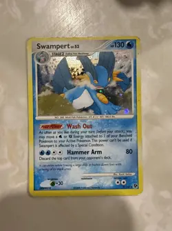 Swampert 9/106 Rare Holo Great Encounters 2008 Pokemon TCG Card - Image 1