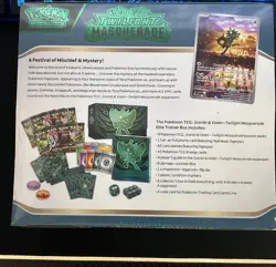 Pokemon TCG: S&V Twilight Masquerade Factory Sealed Elite Trainer Box - Image 3