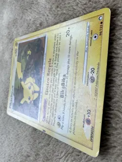 2007 Pokemon TCG DP Mysterious Treasures Pikachu HP60 Common non-holo 94/123 MP - Image 2