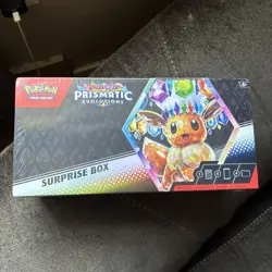 SEALED Pokemon TCG Prismatic Evolutions Surprise Box Eevee Nintendo Collectible - Image 3