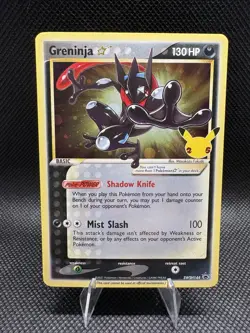 Pokemon TCG Greninja Gold Star SWSH144 Pokemon Celebrations - Image 1