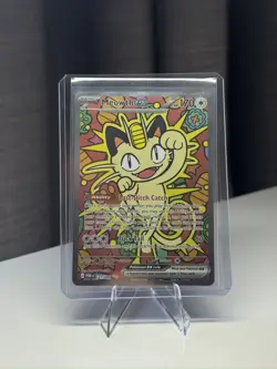 Meowth ex 121/088 Perfect Order Special Illustration Rare NM Pokemon - Image 1