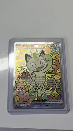 Meowth ex 121/088 Perfect Order Special Illustration Rare NM Pokemon - Image 2