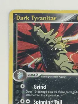 Pokemon TCG Dark Tyranitar 19/109 Team Rocket Returns Reverse Holo Stamp - Image 2