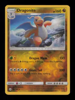 REVERSE HOLO DRAGONITE HOLO RARE HOLO 96/149 LP POKEMON - Image 1