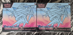 x2 New/Sealed Pokemon Center Mega Evolution Chaos Rising Elite Trainer Box - Image 1